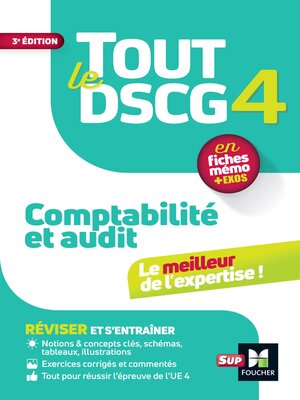 cover image of Tout le DSCG 4--Comptabilité et Audit--Révision et entraînement 2024-2025
